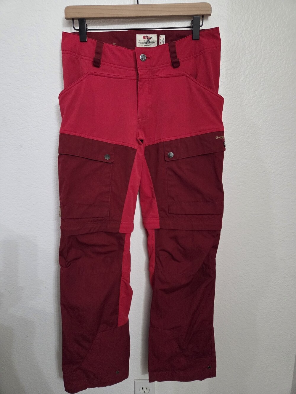 Fjallraven Keb Trousers Women's Size 29 Short Red